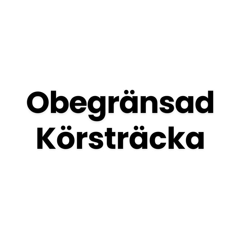 Obegränsad körsträcka